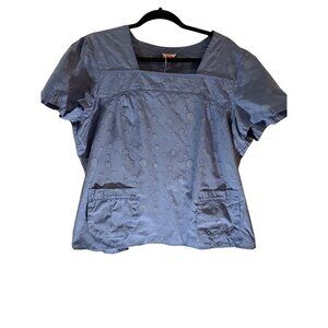 Womens Scrub Set With Short Sleeve Top & Pants